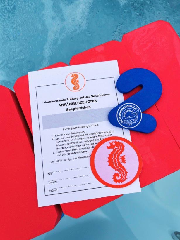 Seepferdchen Folgekurs Schwimmschule Bielefeld